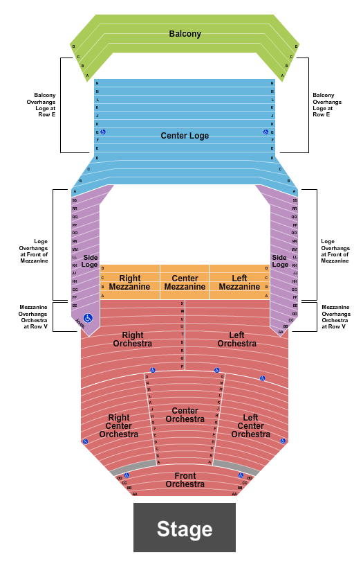 Uihlein Hall Wicked Seating Chart